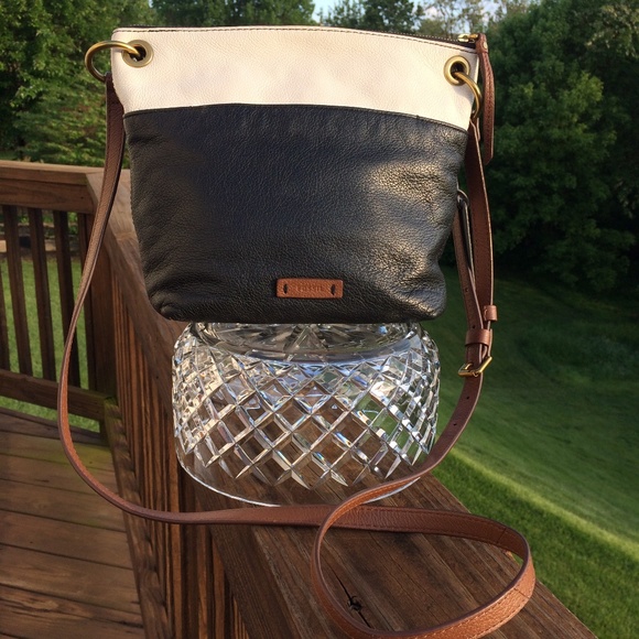 Fossil | Bags | Fossil Black White And 
